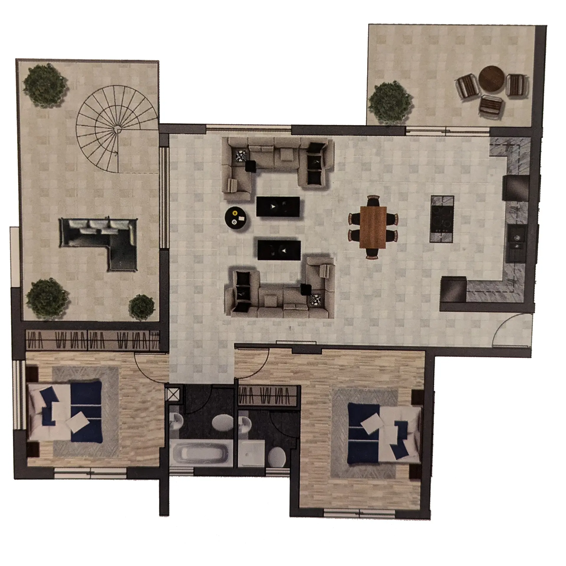 Apartment 301 - Third Floor Plan